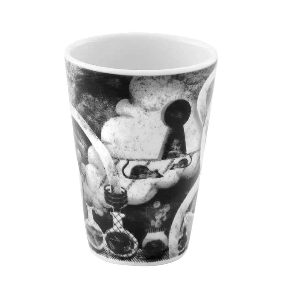 obrazek 2 Unikatowa porcelanowa filiżanka do kawy ze spodkiem