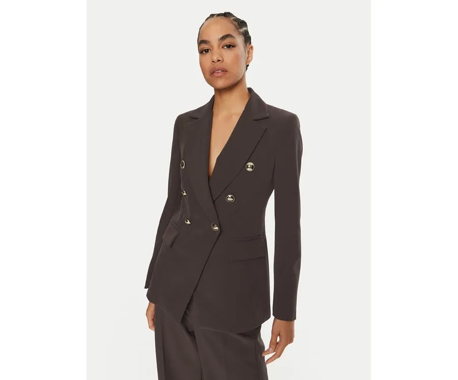 obrazek 1 Maryley Marynarka 24IB139/43CO Brązowy Regular Fit