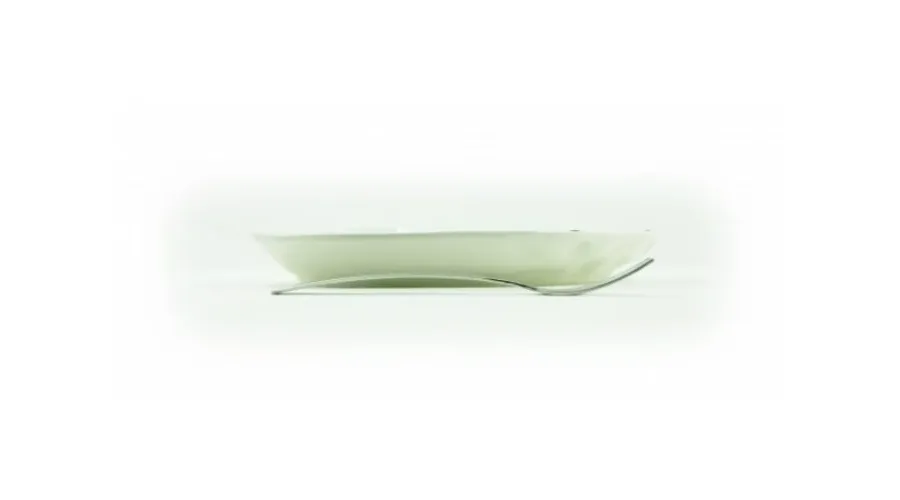 obrazek 3 Elegancki talerz w kształcie łzy zdobiony motywem oliwek - Le Ceramiche