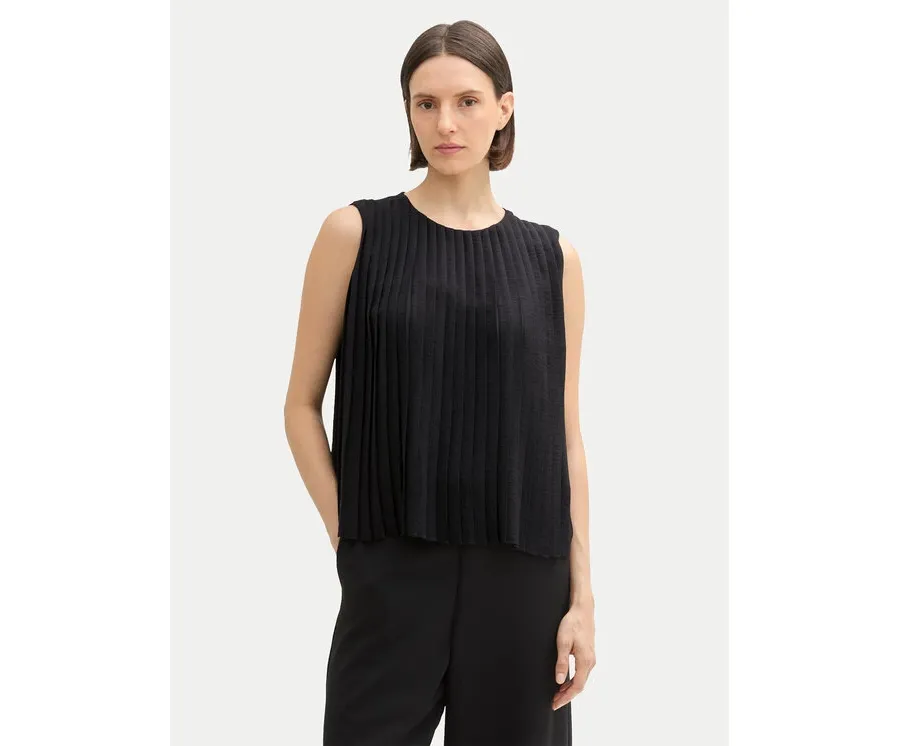 obrazek 1 Tom Tailor Bluzka 1043223 Czarny Regular Fit