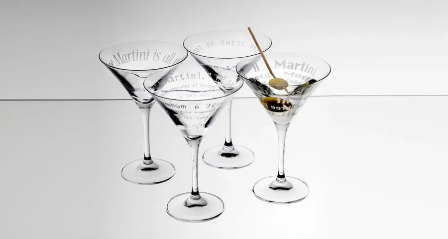 obrazek 2 Piękny komplet 2 luksusowych kieliszków do martini - IVV