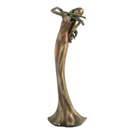 Zdjęcie Statuetka kobiety ze skrzypcami