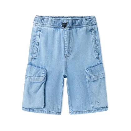 Zdjęcie NAME IT Szorty jeansowe Ben 13240411 Niebieski Baggy Fit