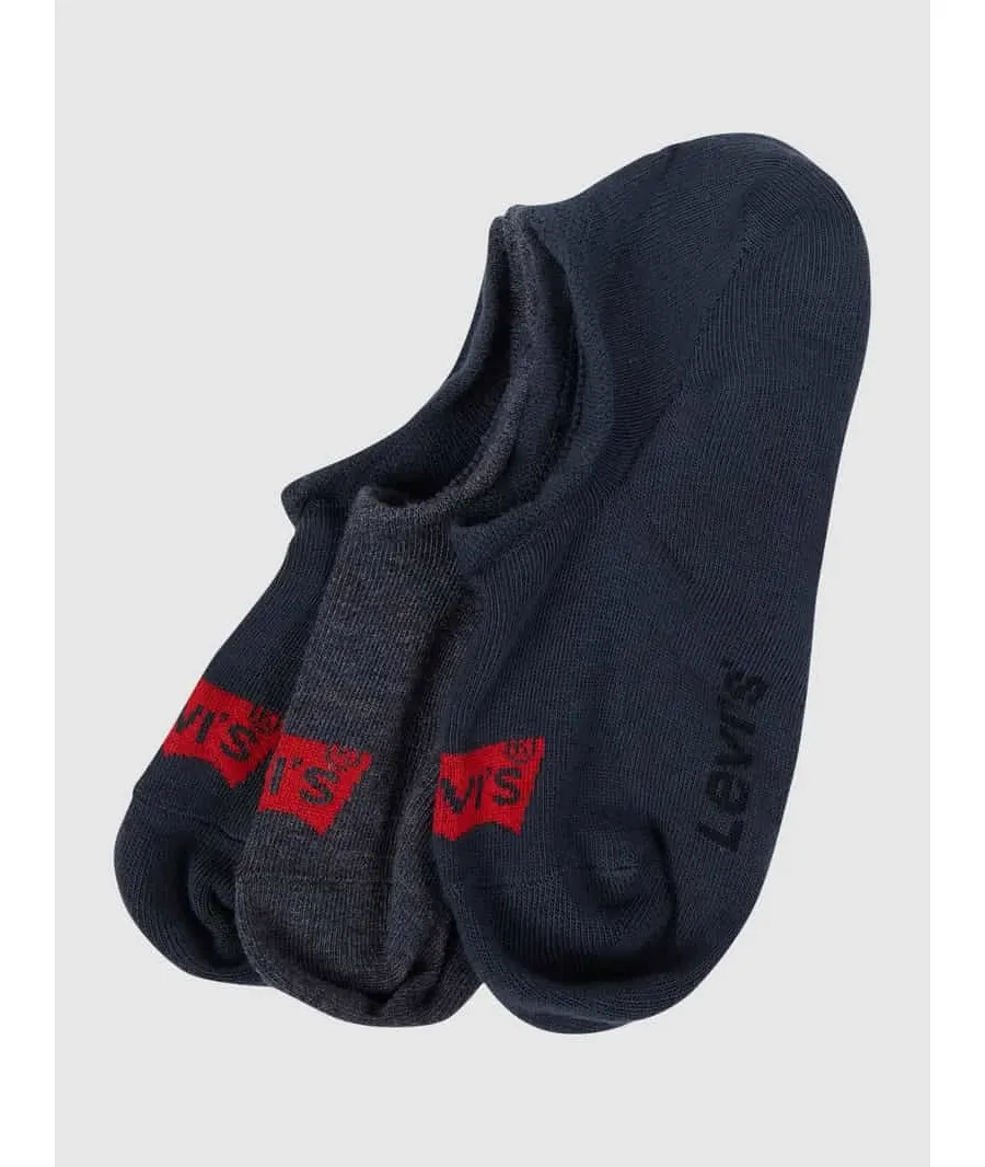 obrazek 1 Skarpetki stopki z detalem z logo w zestawie 3 szt. model ‘BATWING LOGO’