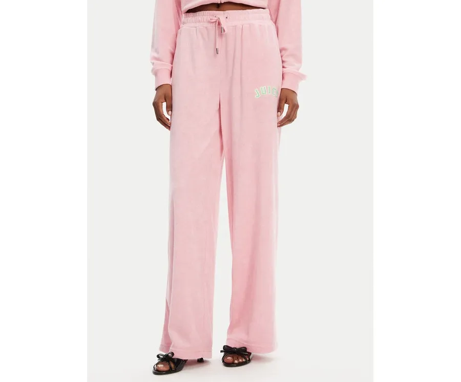 obrazek 1 Juicy Couture Spodnie dresowe Regan JCWBJ125335 Różowy Wide Leg