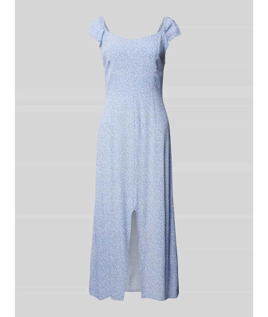 obrazek 1 Sukienka midi z nadrukiem na całej powierzchni