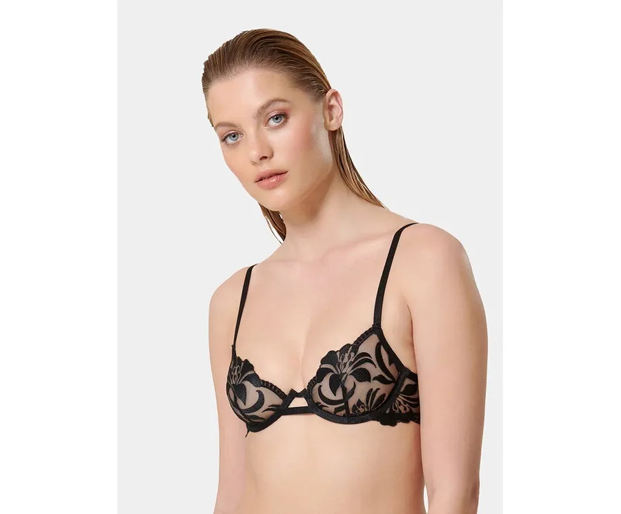 obrazek 1 Bluebella Biustonosz z fiszbiną Leonora 42204 Czarny