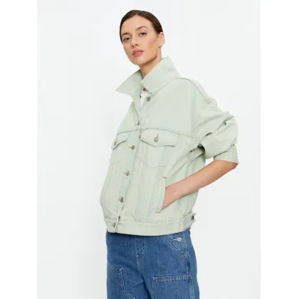 Zdjęcie Levi's® Kurtka jeansowa 90's A1743-0025 Zielony Relaxed Fit