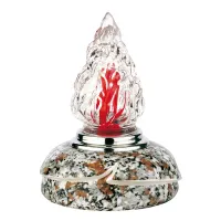 Zdjęcie Oryginalna włoska lampa porcelanowa na nagrobki