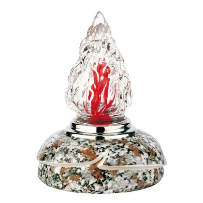 Zdjęcie Oryginalna włoska lampa porcelanowa na nagrobki