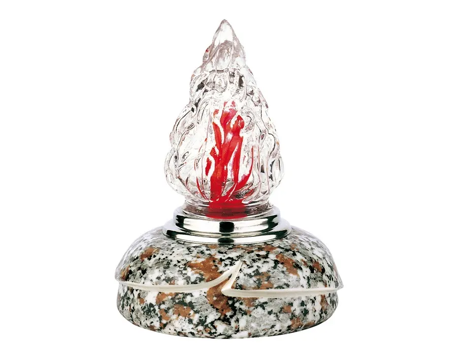 obrazek 1 Oryginalna włoska lampa porcelanowa na nagrobki