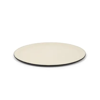 Zdjęcie Okrągła taca wykonana ze skóry