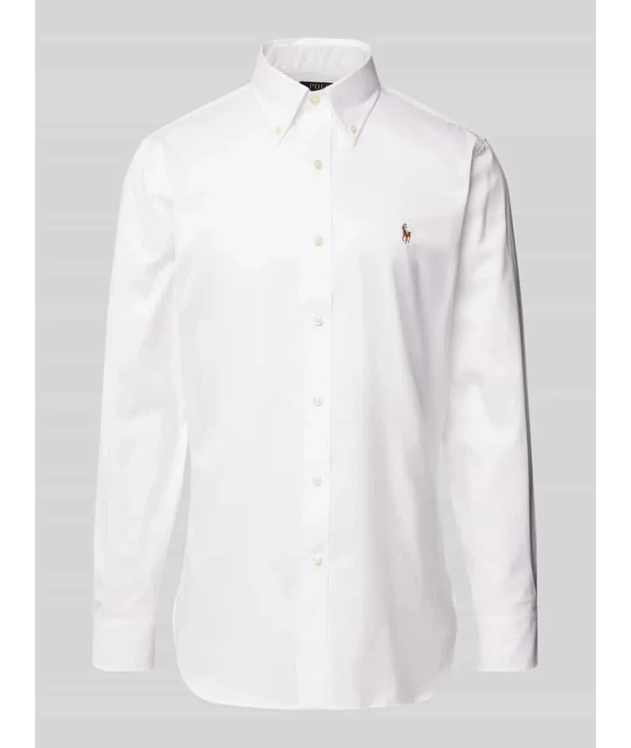 obrazek 1 Koszula biznesowa o kroju slim fit z wyhaftowanym logo