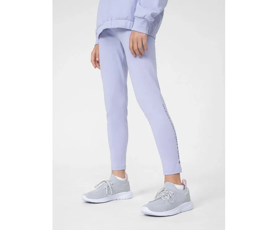 obrazek 1 4F Legginsy 4FJSS23TTIGF039 Fioletowy Slim Fit