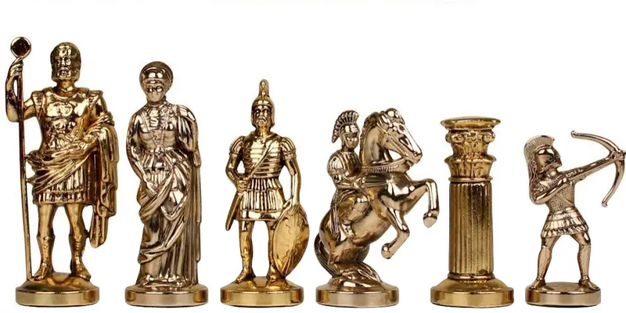 picture 1 Beautiful chess pieces – casts of Greek archers – for an anniversary!