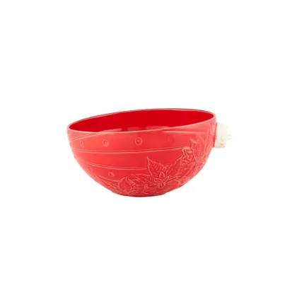 Zdjęcie Ceramiczna salaterka w stylu świątecznym do jadalni - Bordallo Pinheiro