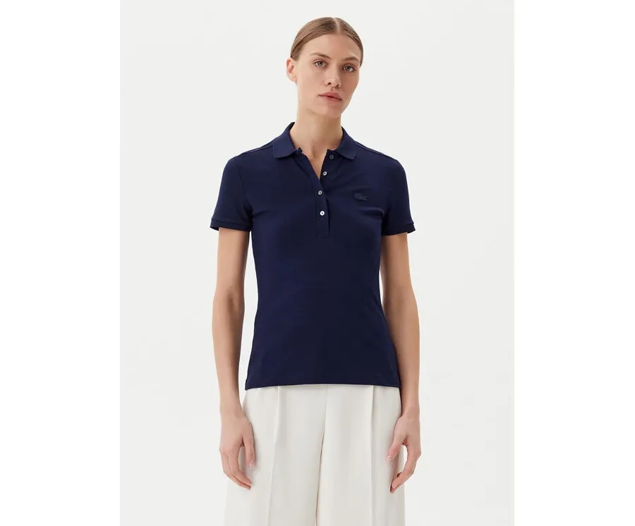 obrazek 1 Lacoste Polo PF5462 Granatowy Slim Fit