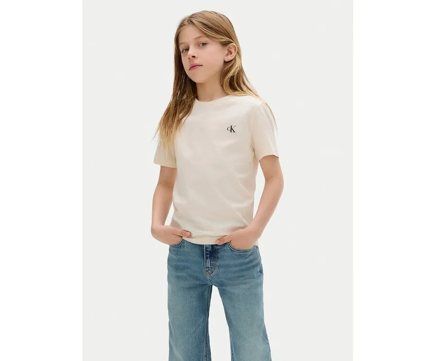 obrazek 1 Calvin Klein Jeans Komplet 2 t-shirtów Monologo IB0IB01093 M Beżowy Regular Fit