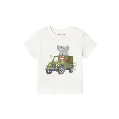 Zdjęcie Mayoral T-Shirt 1053 Biały Regular Fit