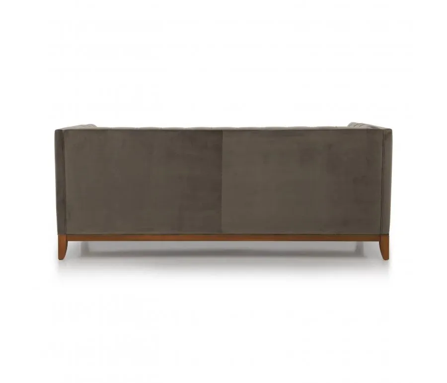 obrazek 2 Brązowa elegancka sofa 3-osobowa w stylu nowoczesnym - Sevensedie