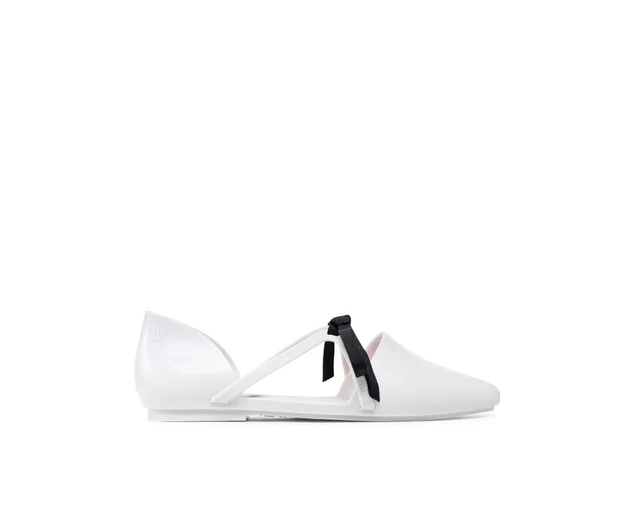 obrazek 1 Melissa Baleriny Pointy Stripe Jason 33435 Biały