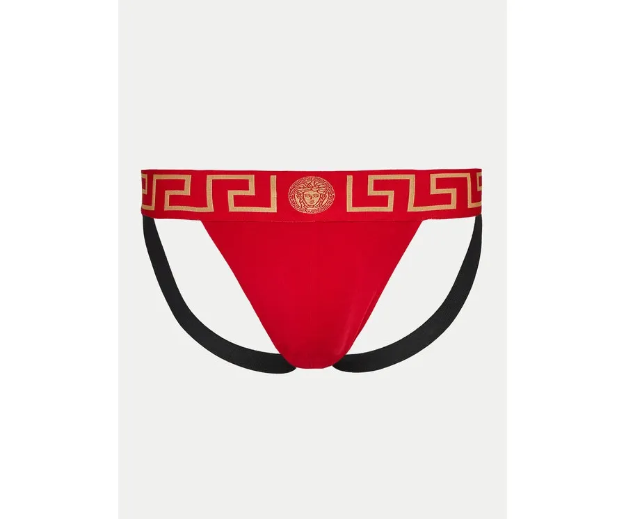 obrazek 1 Versace Slipy Jock Strap AUU01017 1A1001 Czerwony