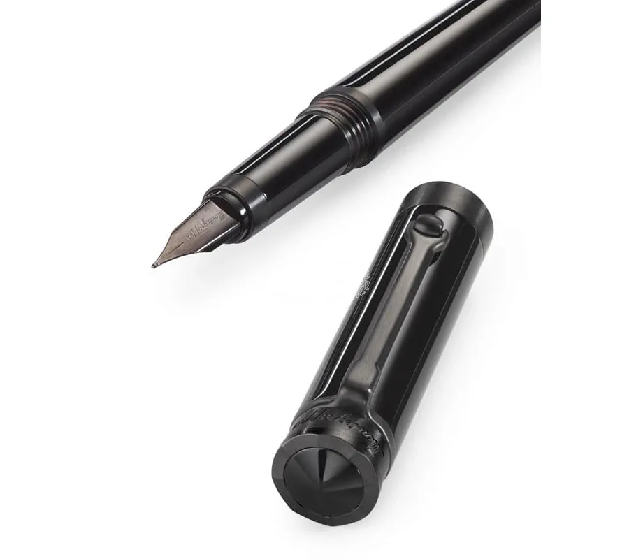 obrazek 2 Piękne pióro wieczne Parola Slim Stealth Black - Montegrappa