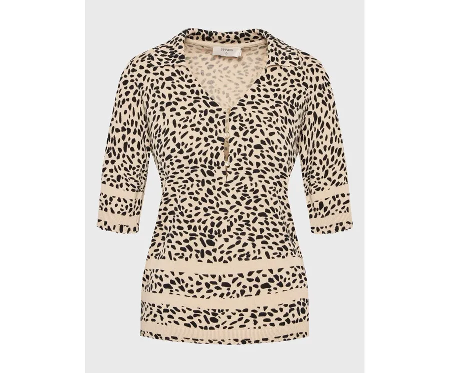 obrazek 1 Cream Sweter Janid 10611255 Beżowy Regular Fit