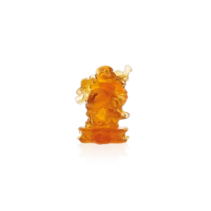 Zdjęcie Wyjątkowa mała rzeźba stojącego Buddy