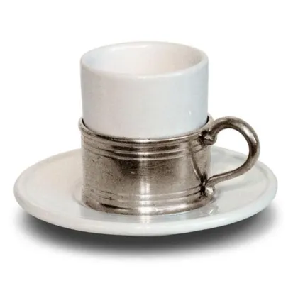 Picture Elegant espresso cup with a ceramic stand