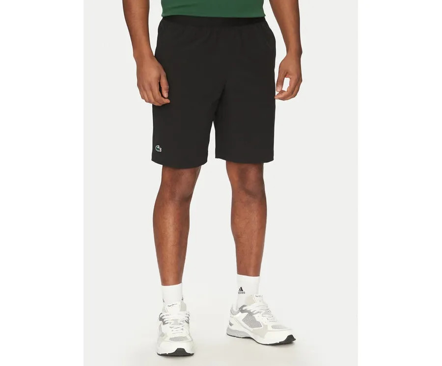 obrazek 1 Lacoste Szorty tenisowe GH7452 Czarny Regular Fit
