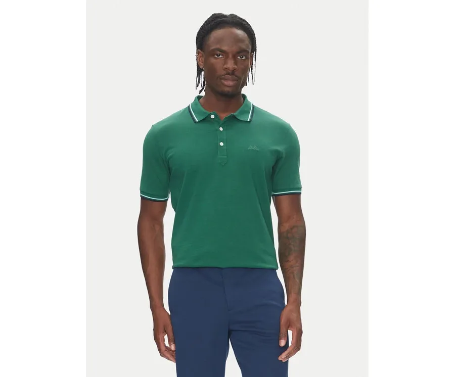 obrazek 1 Lindbergh Polo 30-404010 Zielony Relaxed Fit