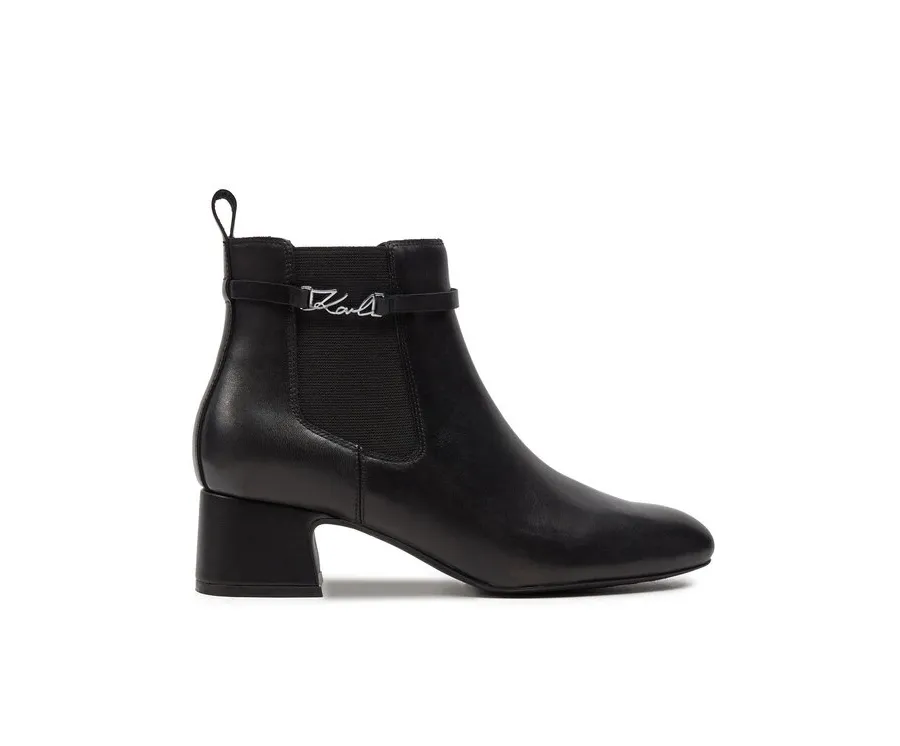 obrazek 1 KARL LAGERFELD Botki Bonnie KL30344 Czarny