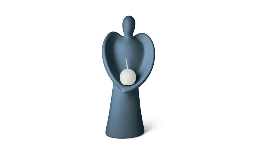 obrazek 7 Elegancka figurka ceramiczna - bożonarodzeniowy anioł