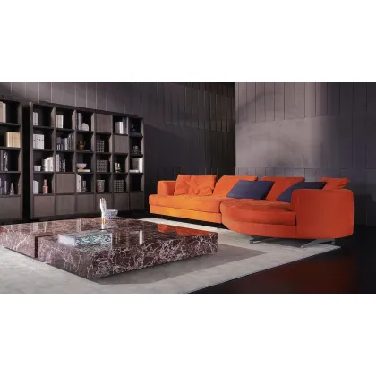 Zdjęcie Wyjątkowa skórzana sofa do szczególnych wnętrz – Mascheroni