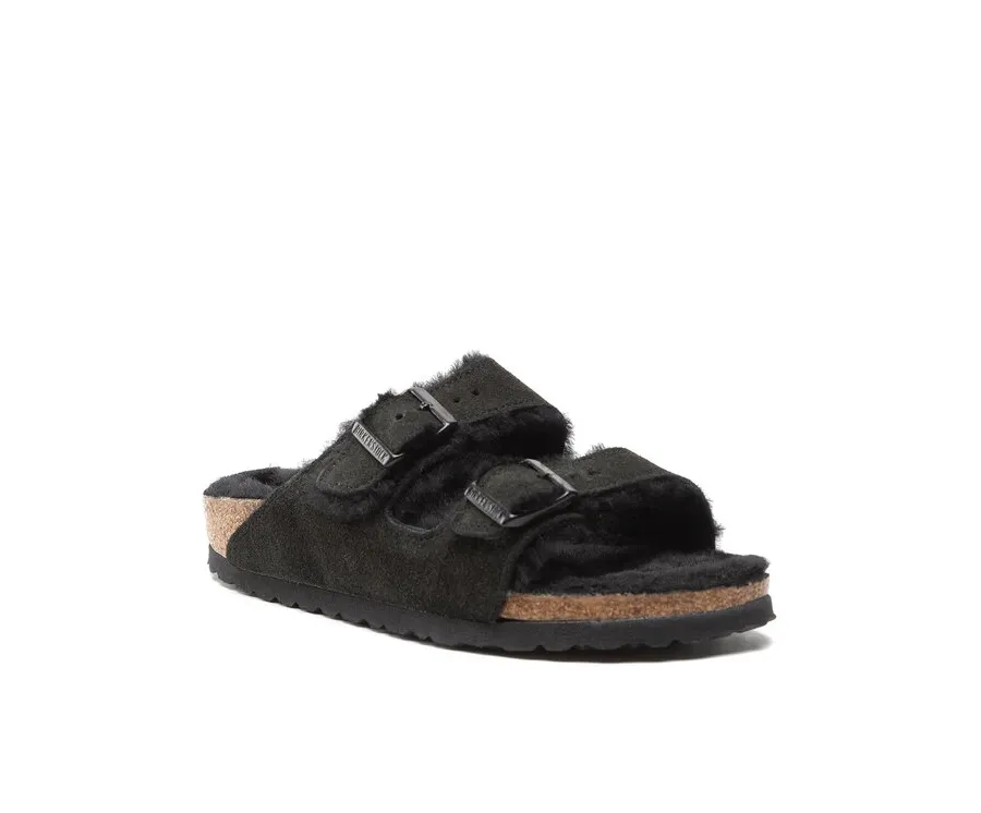 obrazek 1 Birkenstock Klapki Arizona Shearling 0752663 Czarny