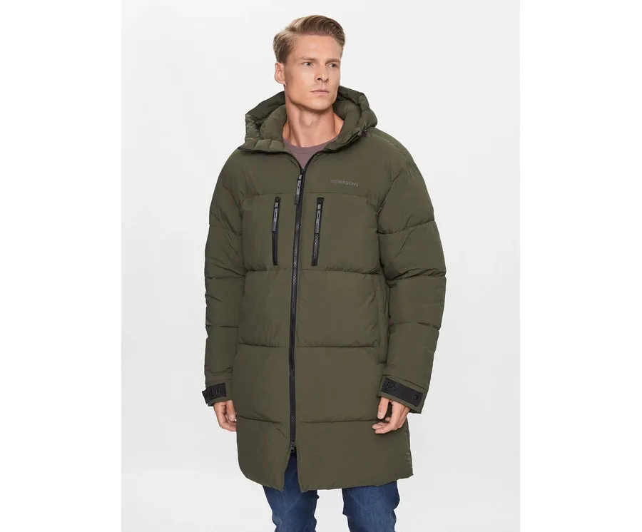 obrazek 1 Didriksons Kurtka zimowa Hilmer 504239 Zielony Loose Fit