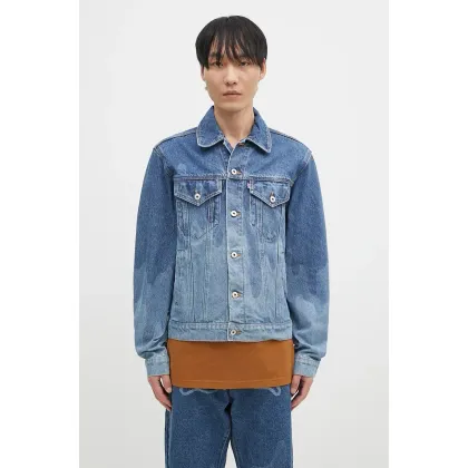 Zdjęcie ICECREAM kurtka jeansowa Lazer Drip Denim Trucker męska kolor niebieski przejściowa IC24369