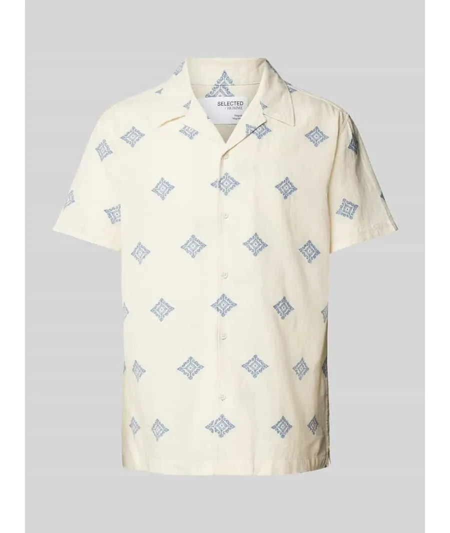 obrazek 1 Koszula casualowa o kroju regular fit z rękawem o dł. 1/2 model ‘ERIC’