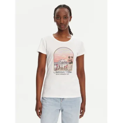 Zdjęcie Liu Jo T-Shirt WA5478 J6410 Biały Regular Fit