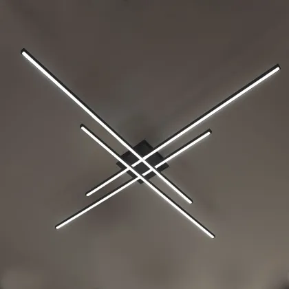Zdjęcie Czarna lampa ścienna z serii Hashtag 119