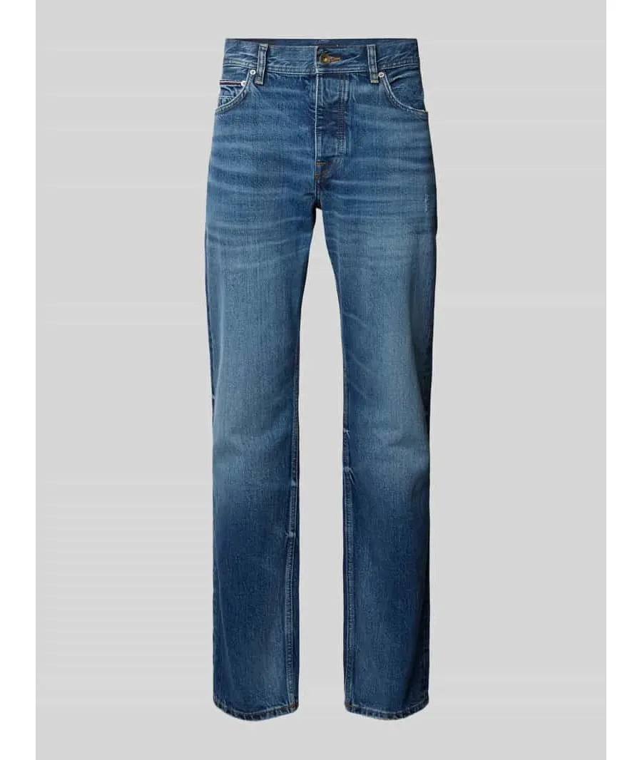 obrazek 1 Jeansy o kroju regular fit z 5 kieszeniami model ‘MERCER’