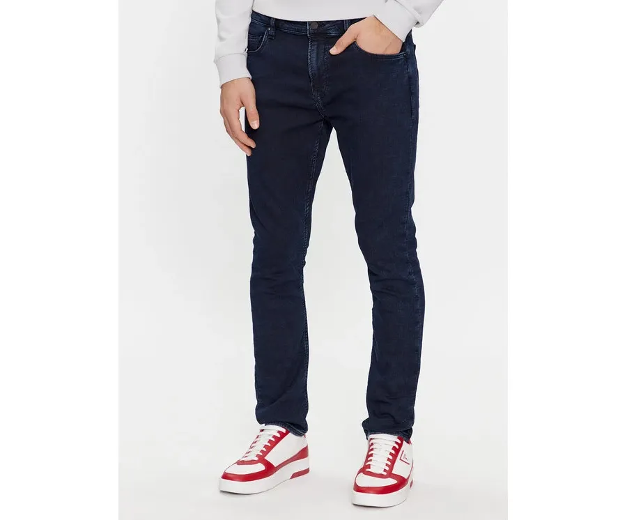 obrazek 1 Guess Jeansy M4RA27 D58P1 Granatowy Super Skinny Fit