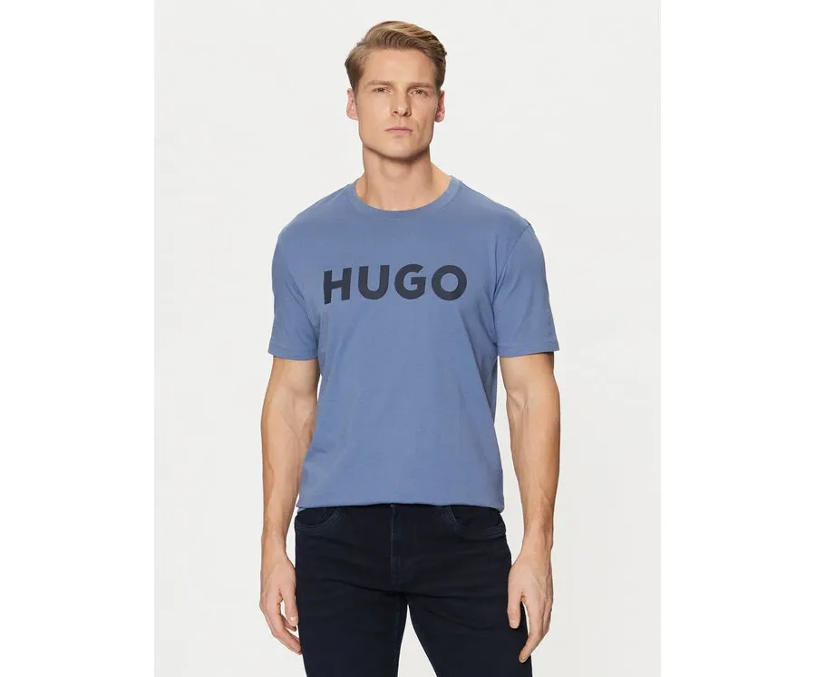 obrazek 1 HUGO T-Shirt Dulivio 50467556 Niebieski Regular Fit