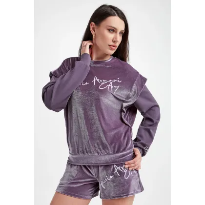 Zdjęcie Bluza damska welurowa EA7 EMPORIO ARMANI EA7 Emporio Armani