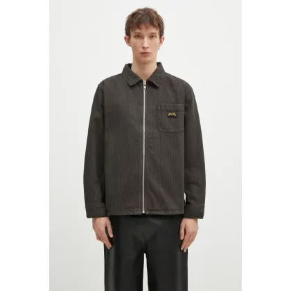 Zdjęcie Stan Ray kurtka koszulowa bawełniana Zip Shirt kolor szary przejściowa AW2401929