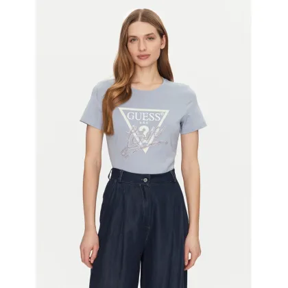 Zdjęcie Guess T-Shirt W5GI05 I3Z14 Błękitny Regular Fit