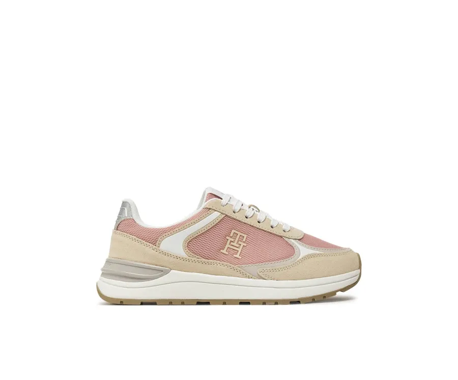 obrazek 1 Tommy Hilfiger Sneakersy Casual Fashion Runner Mix FW0FW08324 Kolorowy