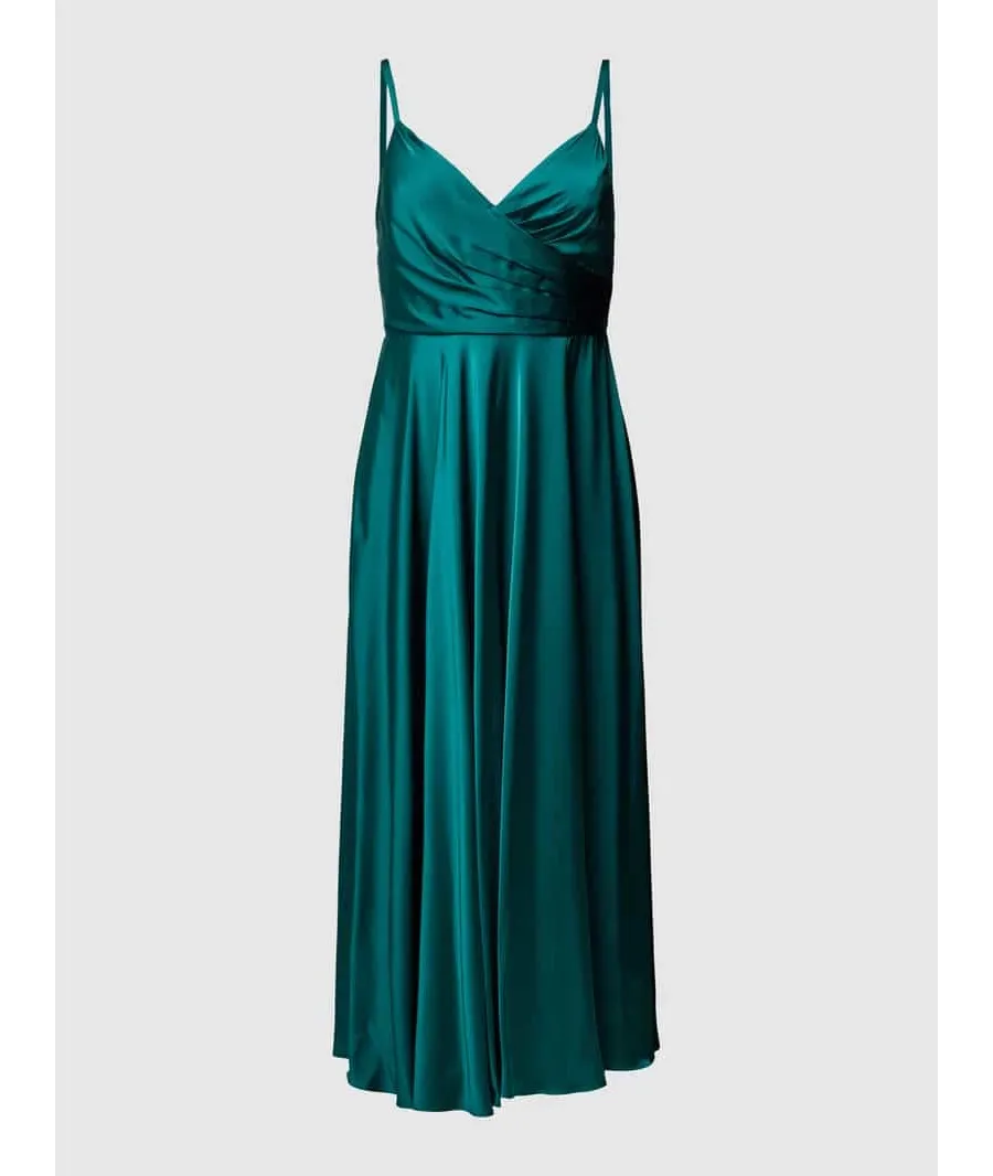 obrazek 1 Sukienka wieczorowa PLUS SIZE w stylu kopertowym