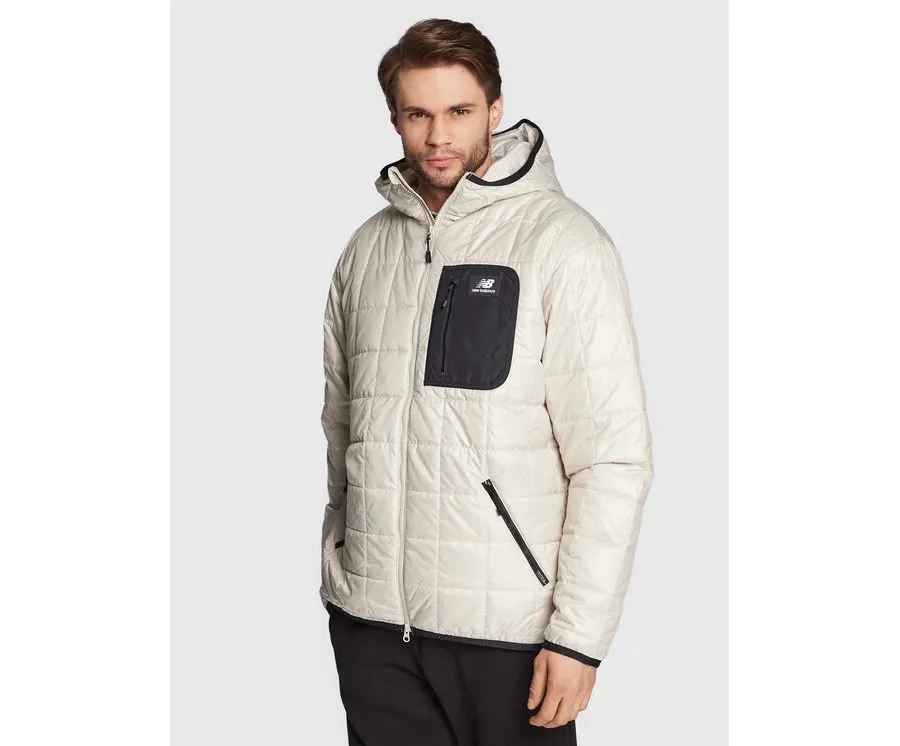 obrazek 1 New Balance Kurtka przejściowa MJ23502 Beżowy Relaxed Fit